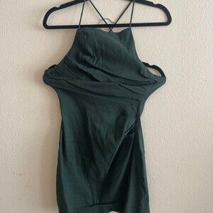 Zara Dark Green Mini Dress